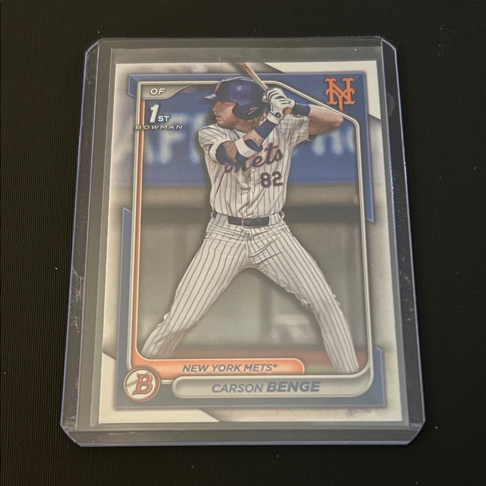 Topps New York Mets Card - Blue/Orange
